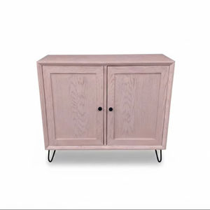 Mueble de Salón Moderno, Ecológico y Duradero, de 2 Puertas, Color Rosa Empolvado - Product Image 1