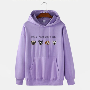 2025 fabricant en gros de haute qualité polaire pull à capuche hommes personnalisé sérigraphié solide motif sweat hiver - Product Image 6