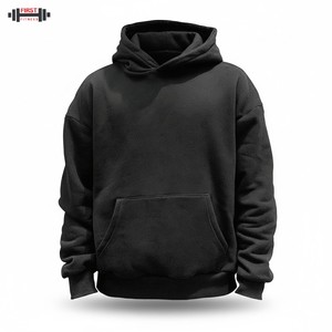 La mejor calidad Impreso Heavyweight 100% Algodón Regular Fit Sudadera con capucha de invierno sin cuerda Logotipo personalizado Sudadera con capucha de lana - Product Image 3