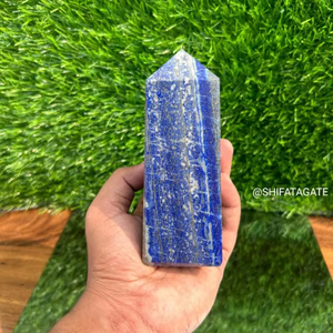 Baguette d'obélisque en Lapis-Lazuli naturel en gros | Tour de cristal de guérison Feng Shui pour l'équilibre énergétique et le décor spirituel - Product Image 1