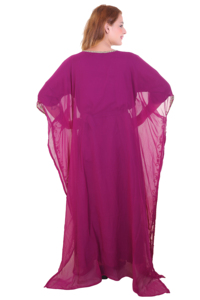 Modern Moroccan Islamic <b>Kaftan</b> for <b>Women</b> Long Floor-Length Beach <b>Dress</b> with Breathyable Long Sleeve ODM Supply - Product Image 2
