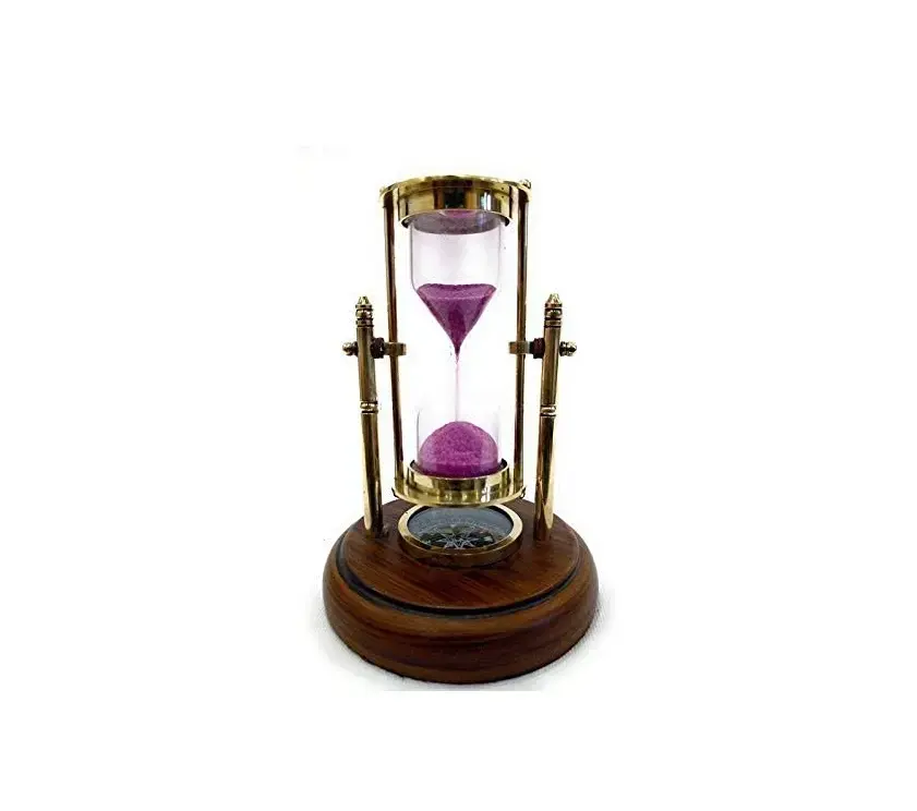 Orologio con Timer di sabbia rotante elegante con Design di lusso lavorato a mano per una cattiva stanza decorativa alla rinfusa al miglior prezzo