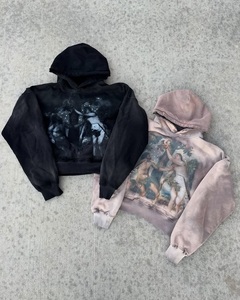 Sudadera con Capucha de Alta Calidad 100% Algodón Felpa 500 Gsm para Hombre, Sudadera Gruesa con Capucha, Sudadera Personalizada con Logotipo, Sudadera Francesa de Felpa Lisa - Product Image 1