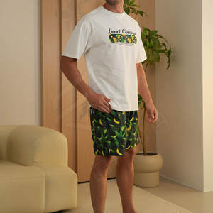 OEM/ODM Ropa Casual de Verano de Alta Calidad, Conjunto de Camiseta y Pantalones Cortos de Algodón para Hombre, Nuevo Diseño, Talla Grande, Transpirable, de Secado Rápido, Personalizado - Product Image 6