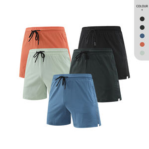 Short de gymnastique solide personnalisé pour hommes décontracté Sports athlétiques séchage rapide respirant entraînement course à pied avec poches - Product Image 5