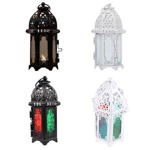 High Quality New Handmade Moroccan Candleholder Decorative Glass Crystal <b>Metal</b> <b>Lantern</b> for Christmas Decoration Candlestick - Product Image 2