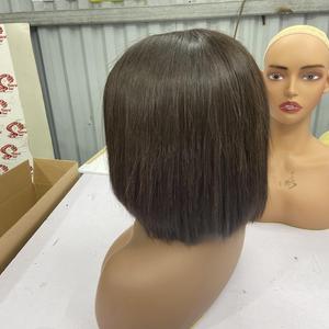 Découvrez la qualité: Perruques vietnamiennes Bob à double tirage-Longueur courte, droite en os, fermeture en dentelle, sans enchevêtrement et lisse - Product Image 2
