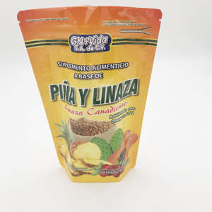 Pochette zippée debout brillante pour l'emballage des aliments secs - Emballage flexible laminé, taille personnalisée, qualité alimentaire, usine du Vietnam - Product Image 1