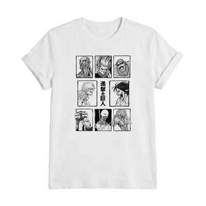 <strong>Attack</strong> <strong>on</strong> <strong>Titan</strong> Anime Street Style <strong>T</strong>-<strong>Shirt</strong> Compressed Jersey Solid Pattern Logo Available 220g 300g Fabric Weights Heavyweight - Product Image 1