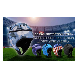 Coque souple personnalisée de protection Football Rugby Gardien de but Casque de boxe Sports Safty Casque souple Protecteur de tête pour l'entraînement - Product Image 6