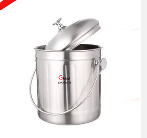 Enfriador de vino con aspecto martillado de cobre recién llegado con asa para restaurante y bar de hotel - Product Image 5