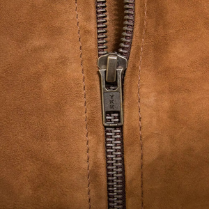 Veste en cuir véritable pour femmes, de haute qualité, respirante, coupe-vent, unie, décontractée, fermeture éclair, vestes en cuir d'hiver - Product Image 5