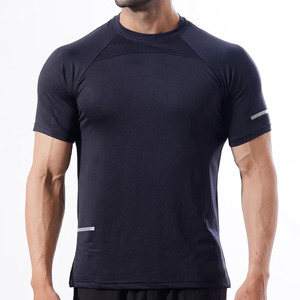 T-shirt de gymnastique personnalisé pour hommes Quick Mix Regular Fit Multi-Paneled Muscle Top Performance Design 220 Grammes Manches courtes Style ajusté - Product Image 1