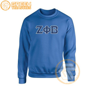 Sweat-shirt d'hiver personnalisé brodé Zeta Phi Beta pour femmes, en molleton de coton respirant, vente en gros - Product Image 6
