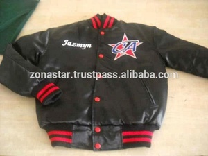 Hombres High Street Style All-Weather Winter Satin Varsity Baseball Jacket Private Bordado Design Bomber - Product Image 6
