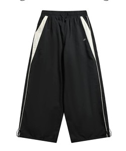 Oem Custom Contrast Color Men Track Pants Custom High Quality Windbreak Pants Colorblock Trackpants <b>Nylon</b> Sweatpants Gym <b>Joggers</b> - Product Image 2