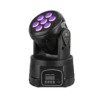 Entrepôt UE sans droits de douane 7x12W RGBW 4-en-1 LED Moving Head Wash Light Livraison rapide Éclairage de scène professionnel pour DJ, discothèques et clubs