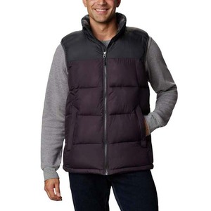 High Street Hombres Personalizado Sin Mangas Puffer Chaquetas Lona Impermeable Dos Tonos Color OEM Servicio - Product Image 1