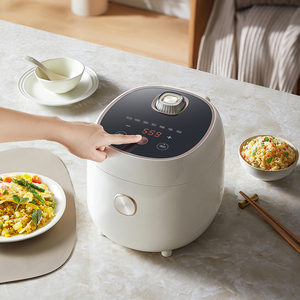 Fornello di riso elettrico per uso domestico 3-4 persone 4l fornello di riso antiaderente di grande capacità intelligente multifunzionale - Product Image 1