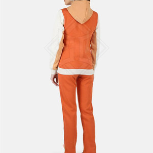 Survêtement à capuche personnalisé pour femmes 100% coton respirant léger motif solide hiver ensemble extérieur quantité minimale de commande bas Logo de couleur personnalisé - Product Image 2