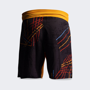 กางเกงกีฬา MMA แบบระบายอากาศลายเสือสำหรับผู้ชายกางเกงขาสั้นมวยไทยแบบซับลิเมตกางเกงต่อยมวยกางเกงต่อยาล้างเทคนิค - Product Image 3