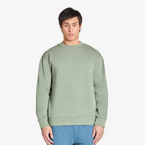 Sudadera de Forro Polar para Hombre, Cuello Redondo, Suave, Informal, Manga Larga - Product Image 3