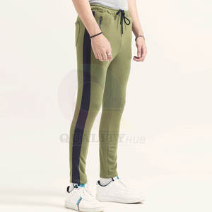 Factory Direct Custom Made <b>Men's</b> Workout <b>Trouser</b> Latest Design Slim Fit Casual Sport <b>Trousers</b> <b>Elastic</b> <b>Waist</b> Best Selling High - Product Image 3