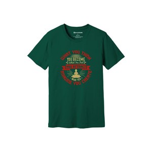 T-shirt 100% coton avec impression de thèmes de bouddha Style décontracté 12 options de couleur 160-180 Placement de conception personnalisable GSM lourd - Product Image 6
