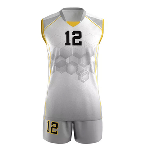 Venta de alta calidad uniforme de voleibol sublimación con registro personalizado transpirable y duradero con diseño personalizado voleibol - Product Image 4