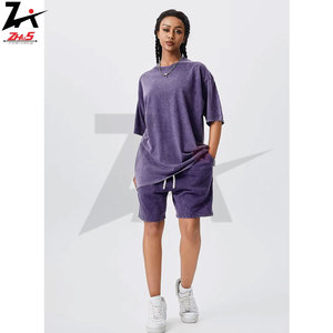 Conjunto de Camiseta y Pantalones Cortos para Hombre, Personalizado al por Mayor, de Alta Calidad, Unisex, Estampado Completo, Logotipo Bordado, Marca Privada - Product Image 2