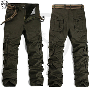 Pantalon de travail fourni par l'usine, design réfléchissant, 100% coton-toile, pantalon cargo pour hommes. - Product Image 4