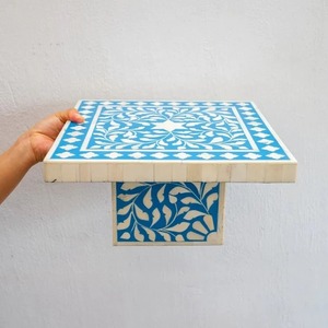 Soporte para Tartas con incrustaciones de hueso de lujo de alta calidad hecho a mano con acabado liso para ocasiones especiales a precio mayorista - Product Image 4