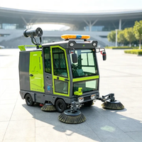 Balayeuse routière la plus vendue, entièrement fermée, automatique, industrielle, électrique, pour le nettoyage des routes urbaines