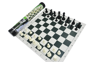 Set di scacchi in plastica per tornei all'aperto di alta qualità facile da trasportare - Product Image 6