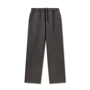 Pantalon de survêtement d'hiver en polaire épaisse avec poches zippées pour hommes Joggers Pantalon chaud en coton noir et gris imperméable pour hommes - Product Image 3