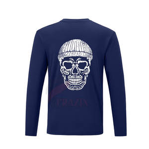 เสื้อพิมพ์ลายแขนยาวสำหรับผู้ชายเสื้อพิมพ์ลายแขนยาวสีทึบแห้งเร็ว - Product Image 3