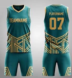Uniformes de Baloncesto Personalizados para Hombre, Ropa de Baloncesto, Sublimación Completa, Transpirable, Conjunto Completo Juvenil, Uniforme de Baloncesto en Venta en Línea - Product Image 3