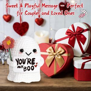 Decorazione Halloween 'You're My Boo' Fantasma Spaventoso, Regalo Romantico per Fidanzata, Moglie, Fidanzato, Marito, Coppie - Product Image 6