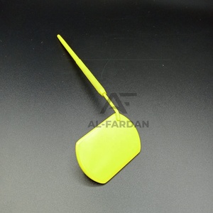Miroir à cils carré AL FARDAN Instruments, manches couleur jaune néon, en acier inoxydable japonais, pour artistes en extensions de cils - Product Image 3