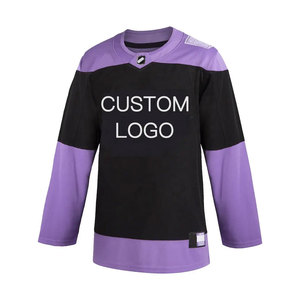 Ice Hockey Jersey Customized Designs Logos And Best Custom Material Cheap Wholesale Price <b>Top</b> Quality Sublimated - Product Image 5
