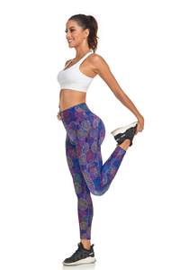 Customized High-Waisted Spandex Gym <b>Leggings</b> for <b>Women</b> Active Yoga Wear for Fitness - Product Image 2