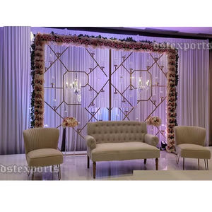 ซื้อฉากหลังเทียนหรูหราสำหรับเวทีงานแต่งงาน ดีไซน์ใหม่ ผนังเทียน ฉากหลังงานแต่งงาน ฉากหลังตกแต่งที่ไม่เหมือนใคร ผนังเทียนสำหรับเวที ประเทศอังกฤษ - Product Image 1