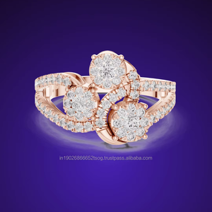 Cristales de Gaia Jewels 14K Moissanite/ CVD Lab Grown / Cubic Zirconia Diamond 10K/18K/22K/925 Anillos de plata - Product Image 2