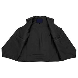 Vestes pour hommes, veste en cuir sans manches pour hommes, gilet de motard, vêtements d'extérieur tendance, style robuste, look moto - Product Image 2