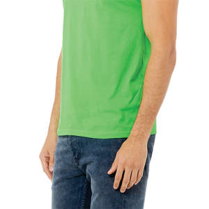 Ensemble de vente au détail 100% Airlume en coton peigné et essoré à anneau 32 simple 4.2 oz vert néon, maillot unisexe - Product Image 5