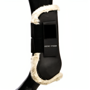 Botas de tendón de caballo forradas de piel con forro de neopreno de tendencia caliente Botas de salto increíbles con protección para piernas en colores vibrantes - Product Image 4