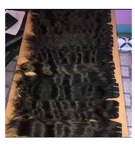 Необработанные индийские волосы Remy, оптовая продажа, индийские человеческие двойные пряди для наращивания, пучок натуральных волос, индийский пучок волос от индийского поставщика