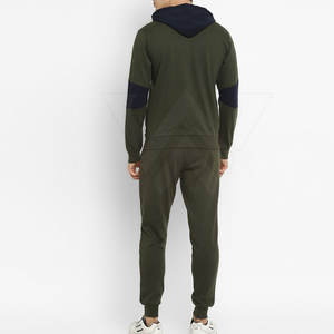 Chándales de lana Tech para gimnasio para hombre, 100% algodón, traje de jogging, lavado ácido, bordado, conjunto de dos piezas, ropa deportiva - Product Image 3