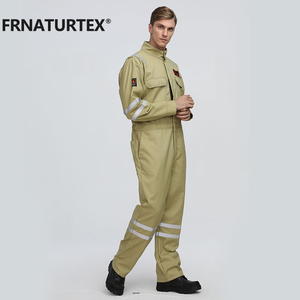 FRDURATEX عالية الجودة EN ، زي أمان صناعي مقاوم للحريق ، ملابس عمل ميكانيكية - Product Image 3