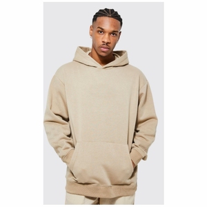Sudadera con capucha para hombre de la mejor calidad 100% algodón nuevo estilo bordado Color sólido transpirable otoño High Street estilo impermeable mejor - Product Image 1